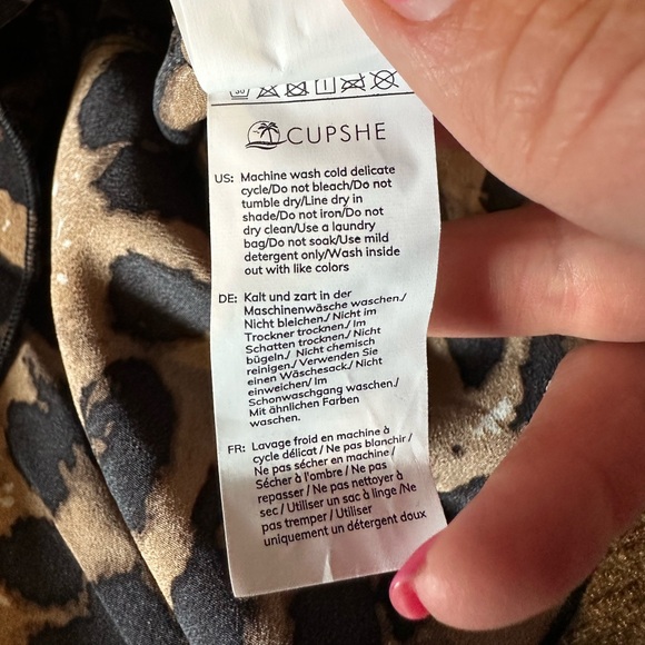 Cupshe | Leopard Print Drawstring Ruffled Skirt - Picture 6 of 7